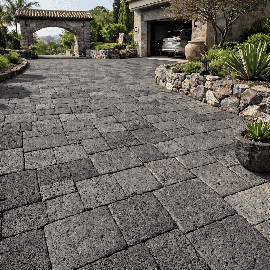 Cantera Stone Driveways & Veneers – Premium Volcanic Basalt Direct from the Source