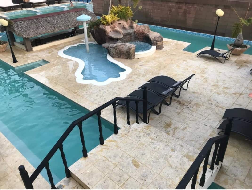 Non-Slip Pool Decks